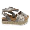 Thick-soled Sandals Sponge Thick-soled Buckle Wedge Heel Beach Sandals Women's Casual Shoes