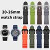 20mm 22mm 24mm 26mm Měkký silikonový řemínek na hodinky pro Panerai Univerzální řemínek Pánský Barevný Gumový Řemínek na Chytré Hodinky pro Hodinky Samsung Huawei