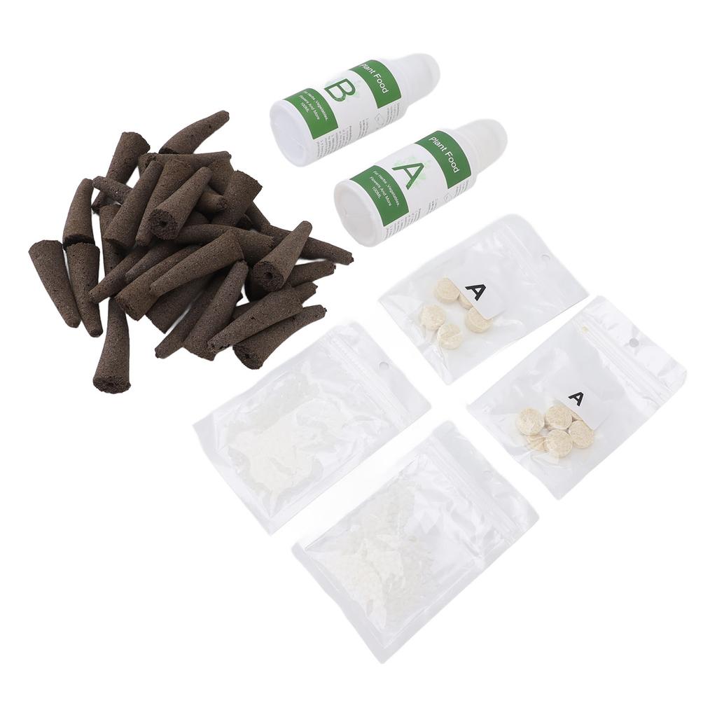 Plant Pods Kit for Hydroponics Growing System Grow Anything Kit with 50pcs Grow Sponges Hydroponic