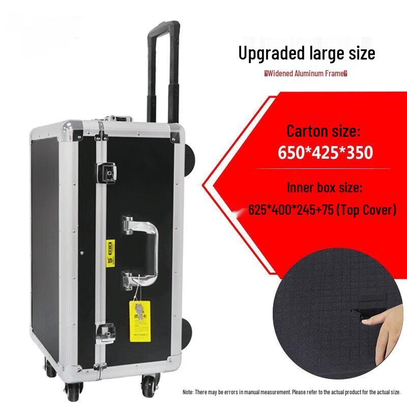 XMSJ Industrial Grade Aluminum Alloy Trolley Tool Box Other