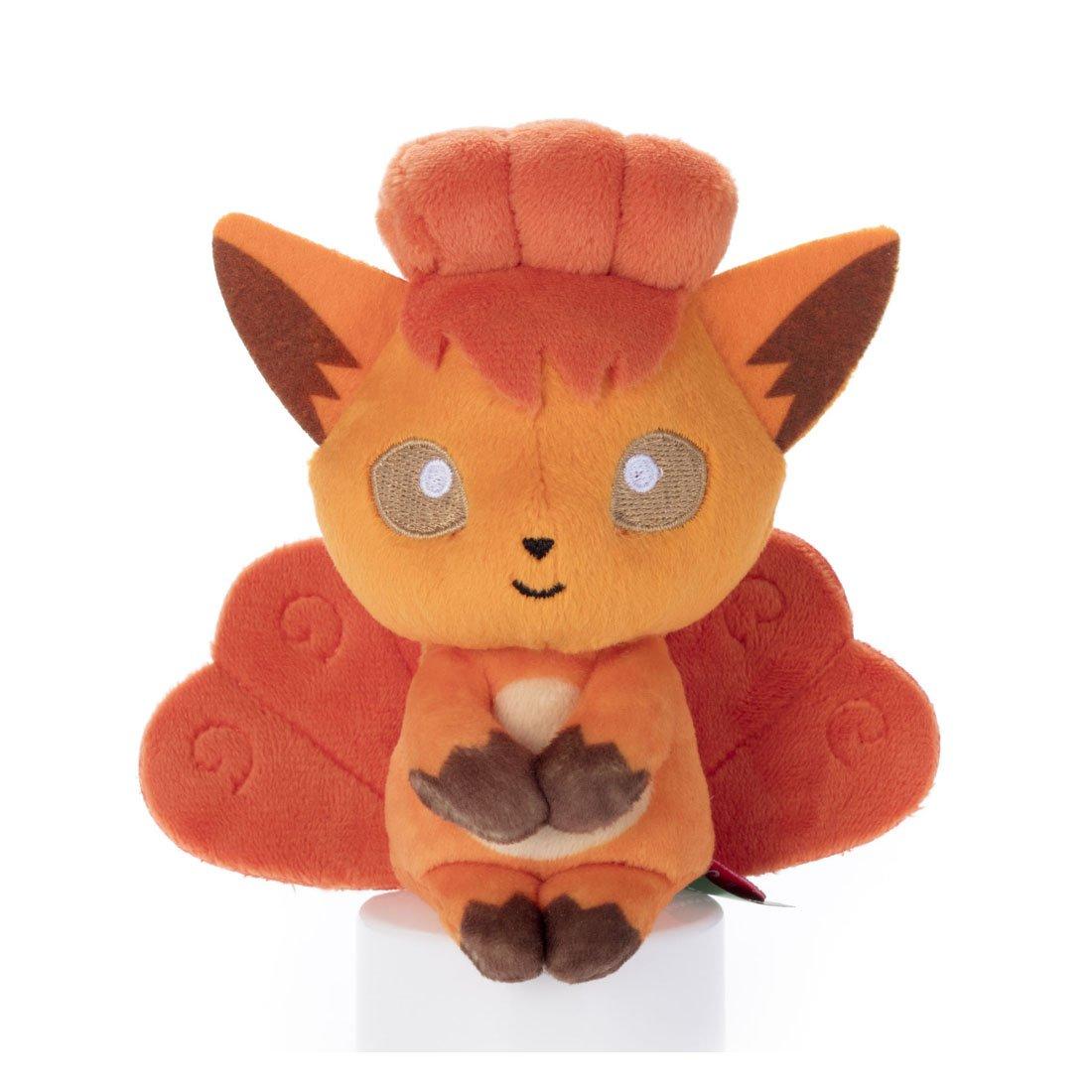 Pokemon Vulpix Plush Height 13cm Chokkori-san Toy, approx.