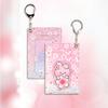 BTS BT21 Official Minini PU Leather Patch Card Holder CHEERY BLOSSOM Authentic