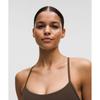 Lululemon Flow Y BrA Nulu  Light Support  A C Cups wAlnut CrunCh
