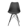 MODERNER STUHL für Küche/Esszimmer Eris schwarz