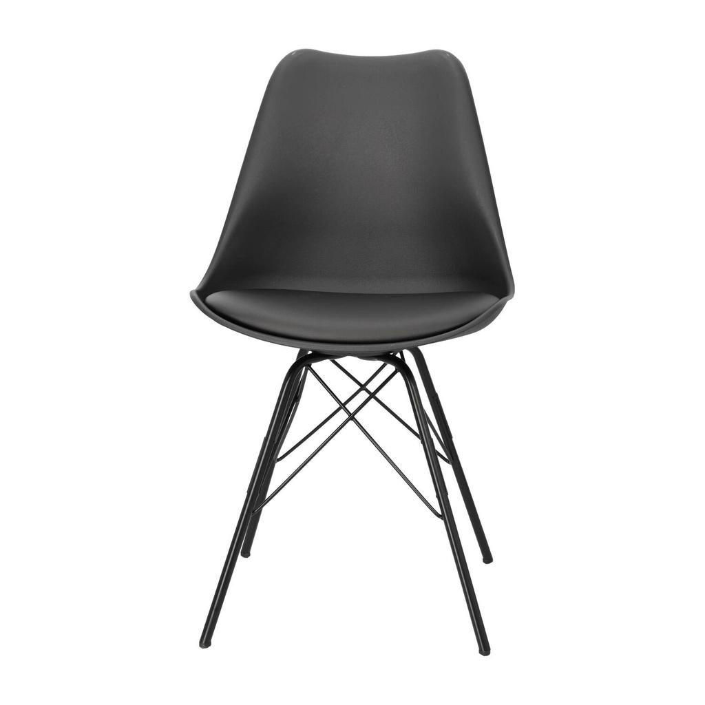 MODERNER STUHL für Küche/Esszimmer Eris schwarz