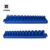 Blue Color Socket Organizer Plastic Material Metric Size Socket Tray Practical Design High Quality Socket Rack Household Use