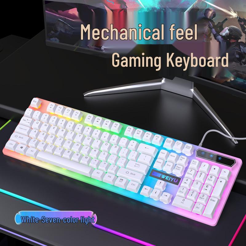 GX30A Luminous Mechanical-Feel Keyboard & Mouse Set for E-sports