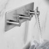 Black Coat Hooks Hanging Towel Holder Multi-Purpose Stainless Steel Wall Hook  Bathroom