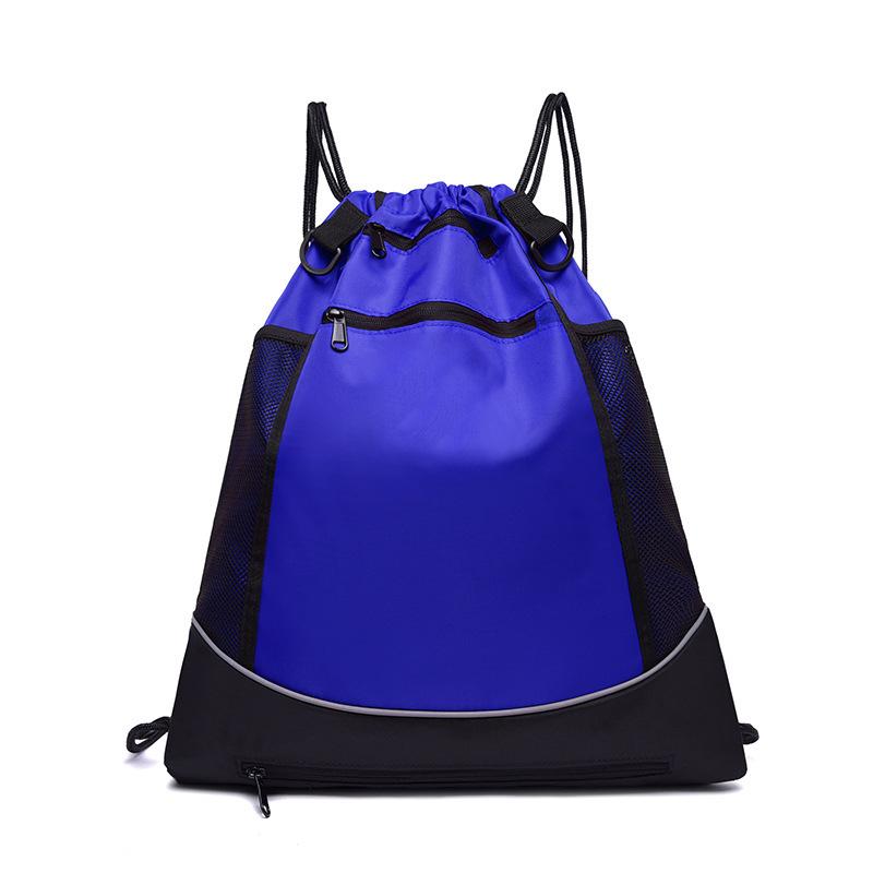 Basketball Backpack Large Capacity Outdoor Sports Bag Travel Bag Black Bag Bundle Mouth Bag Drawstring Bag Body Outdoor Sports