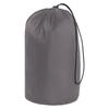 Winter gray fur swaddle sleeping bag for stroller, gondola, sled + cover