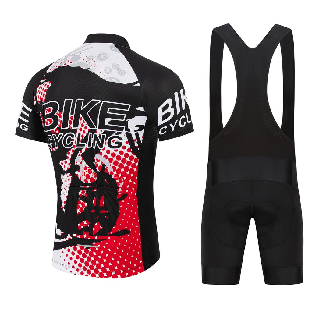 Men Short Sleeve Set Breathable Racing Sport MTB Bicycle Clothes Outdoor Bike Uniform 2026 Summer Breathable Cycling Suit Set