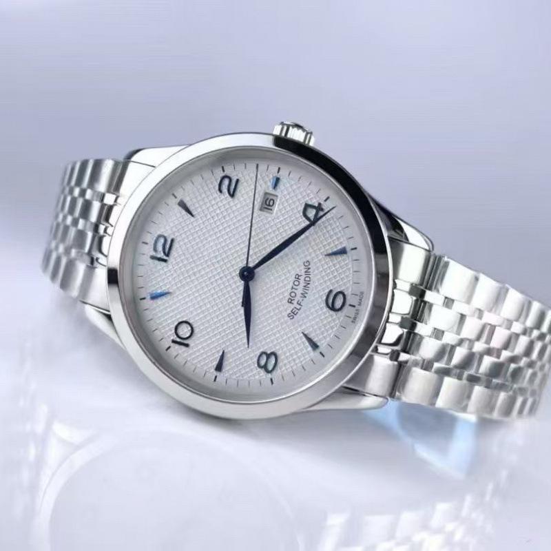 TUD Family 1926 Series 39mm Men s Plaid Dial Diamond 3-Hand Calendar Automatic Watch
