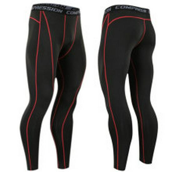 Men's Quick-Dry White Compression Capri Pants for Running and Basketball