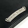 CHROME HEARTS Single Fold LNG SNGL FLD TIPS 2-fold Long Wallet Black/Silver