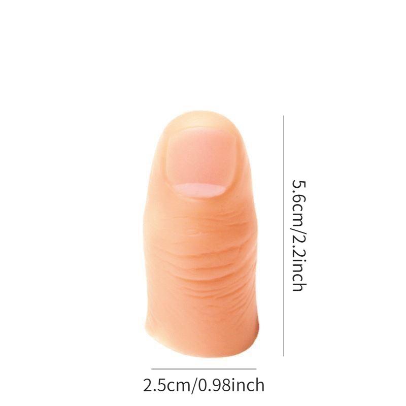 1pc Magic Props Finger Sleeve High-Quality Realistic Thumb Sleeve Props Set Light Energy Dancing Thumb Light Finger Light Perfor