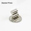 Neodymium Iron Boron Double-Sided Strong Suction Magnets for Fridges, Round and Square Shapes.