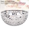 1PC Modern Hollow Stainless Steel Fruit Bowl Decorative Fruit and Produce Basket for Kitchen Counter