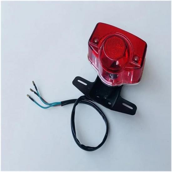 Motorcycle taillight assembly for 70 CL70 CL90 CT90 S90 CB100 CL100 CB125 CB175 CL125 SS125 CL175 rear brake lamp assembly