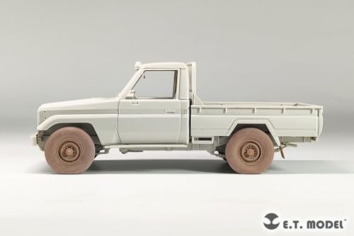 ET Model 1/35 Modern Pickup Truck Weight-Deforming Tire Set Type 1 (for Meng Models) Plastic Model Parts P35-162 (Military Vehicle)