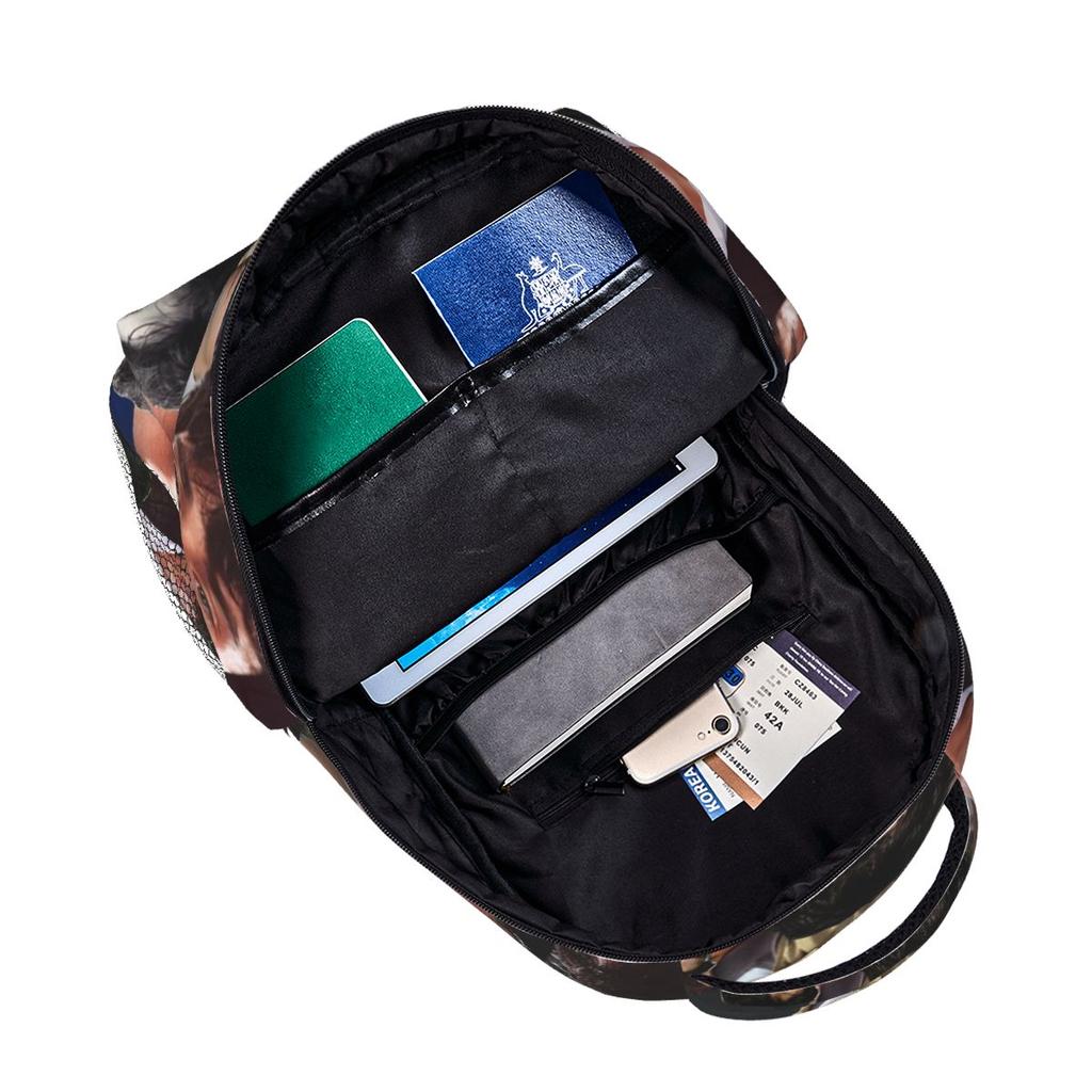Vintage Tom Welling Heated Rivalry Student Backpack School Bag Hiking Travel Daypack for Men Women Fashion Bookbag Shoulder Bags