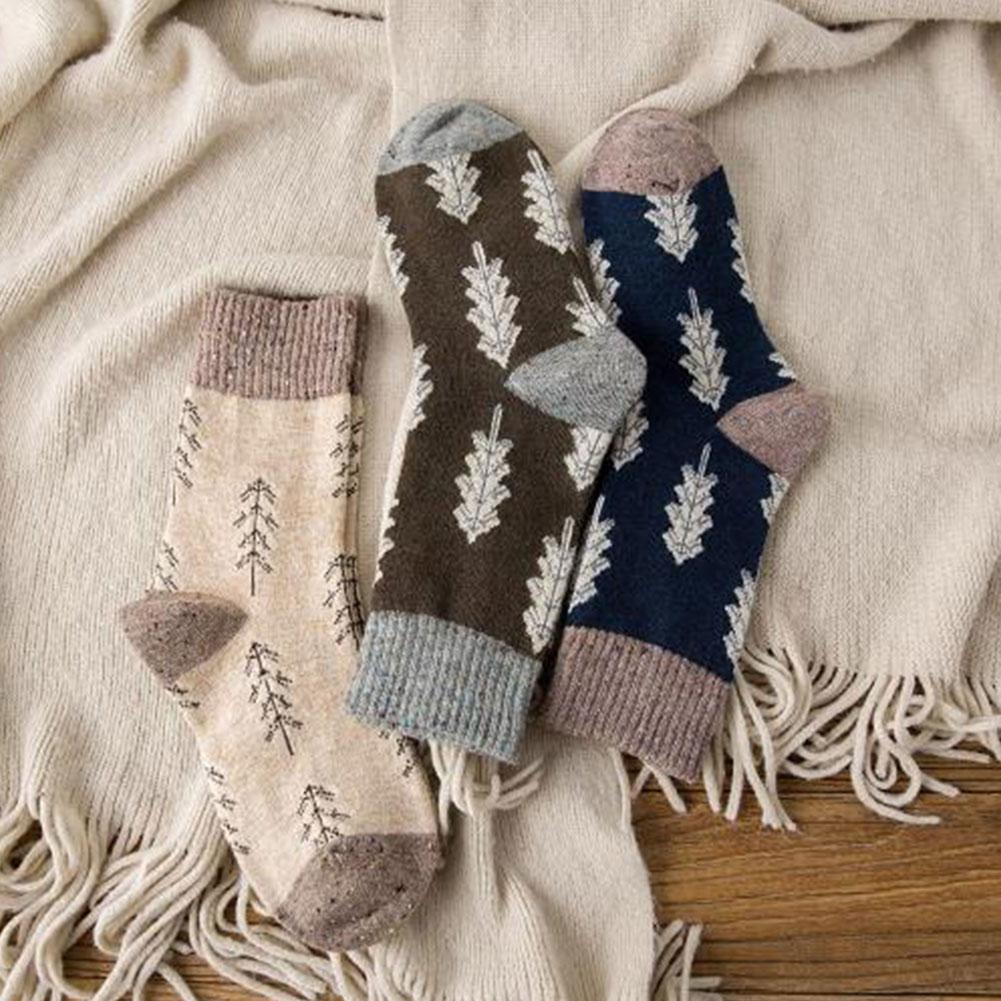 Buy Cotton Socks Japanese Style Autumn Winter Clay Color Socks Warm