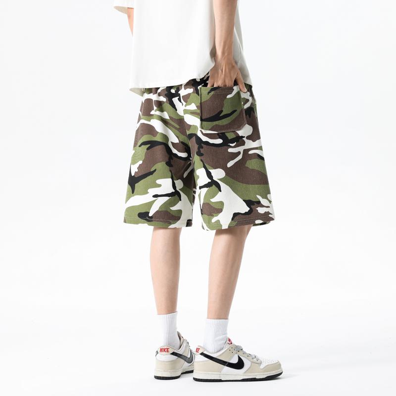 Herren-Shorts Camouflage Fünf-Viertel-Hosen Freizeit-Sportshorts Camouflage-Shorts