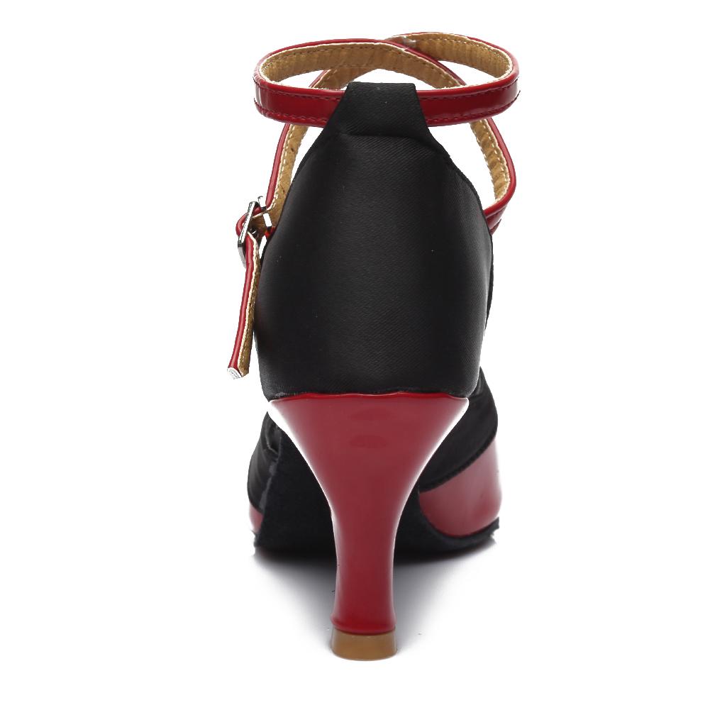 Damen Gesellschaftstanzschuhe Latein Tango Schuhe Hohe Absätze 7CM