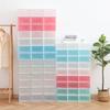 Foldable Clear Shoes Storage Box Plastic Stackable Shoe Organizer Waterproof Dust Proof Shoes Stand Storage Organizer Shoe Rack