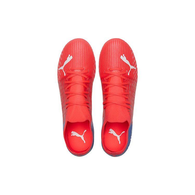 Puma Ultra 1.3 Round Toe Lace-Up Low Top MG (Rubber Short Studs) Artificial Turf Fitting Soccer Shoes Men soccer shoes Red 106526-01