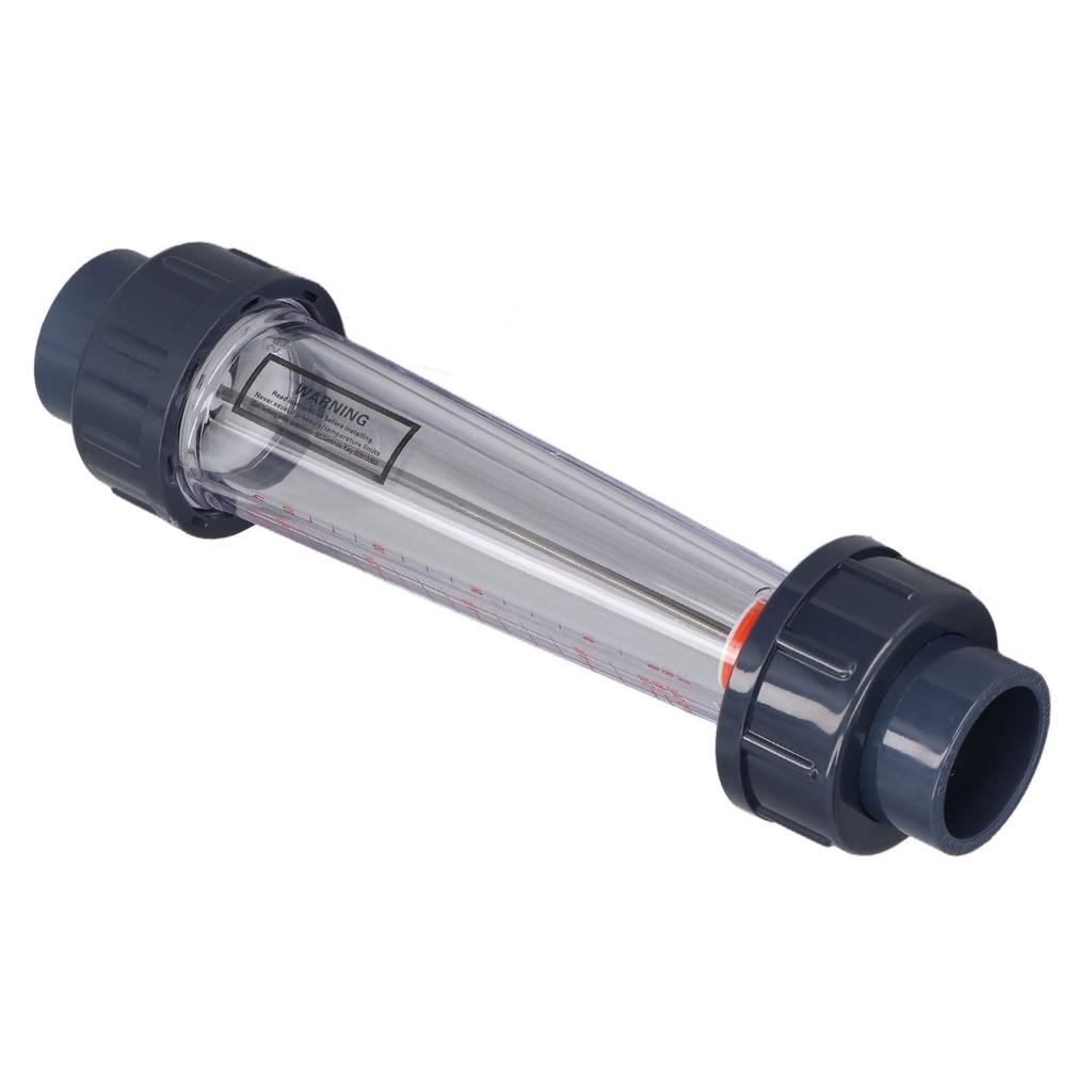 Plastic Tube Liquid Flowmeter High Accuracy Large Range Acid Alkali Resistance Water Flow Meter Gauge