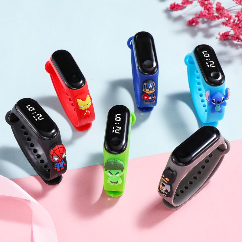 Waterproof LED Touch Cartoon Doll Watch for Kids and Adults - Student Sports Bracelet Gift