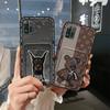 Anti-dust Durable Phone Case For ZTE Blade A52 Lite Card Slot Cartoon Full Wrap Shockproof Waterproof Graffiti Silicone