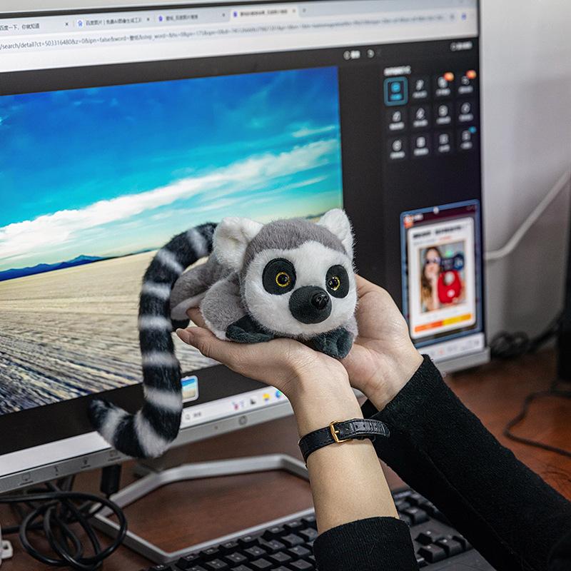 Panda Palm Baby Cute Pet Zoo Plush Toys Girls Backpack Puppy Pendant Event Penguin Gift