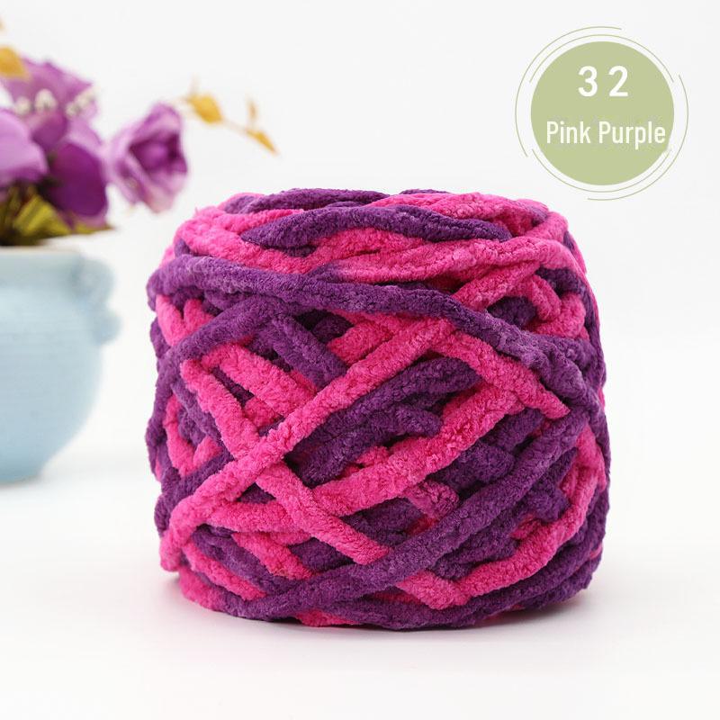 Thick Wool DIY Yarn Ball for Handwoven Crafts - Soft Texture, Easy To Work With, Multiple Colors