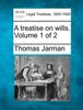 Libro A Treatise On Wills Volume 1 Of 2 by Thomas Jarman - Paperback