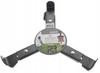 Adjustable metal flowerpot stand with wheels 30 cm