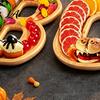 Halloween Fruit Platter 3Pcs BOO Letters Tray Large Fillable Candy Server Snacks Holiday Holder Cookies Platter Spooky Serving Tray Decor for Movie
