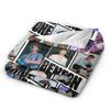 Benson Boone Tour Blankets  Flannel Novelty Warm Throw Blanket for Bed Sofa Textile Decor