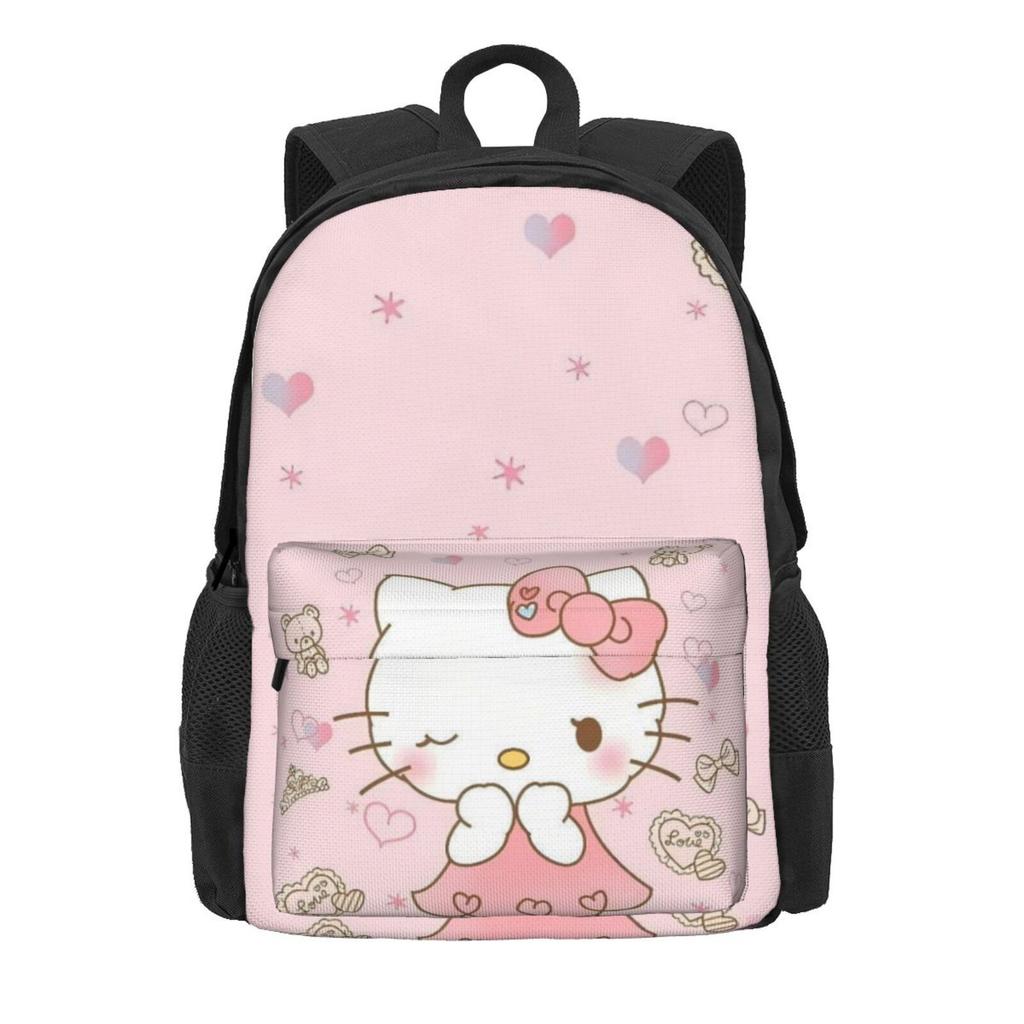 School Bag, Convenient For Primary And Secondary School Students, Large-Capacity Backpack, Full-Print Leisure Travel Backpack