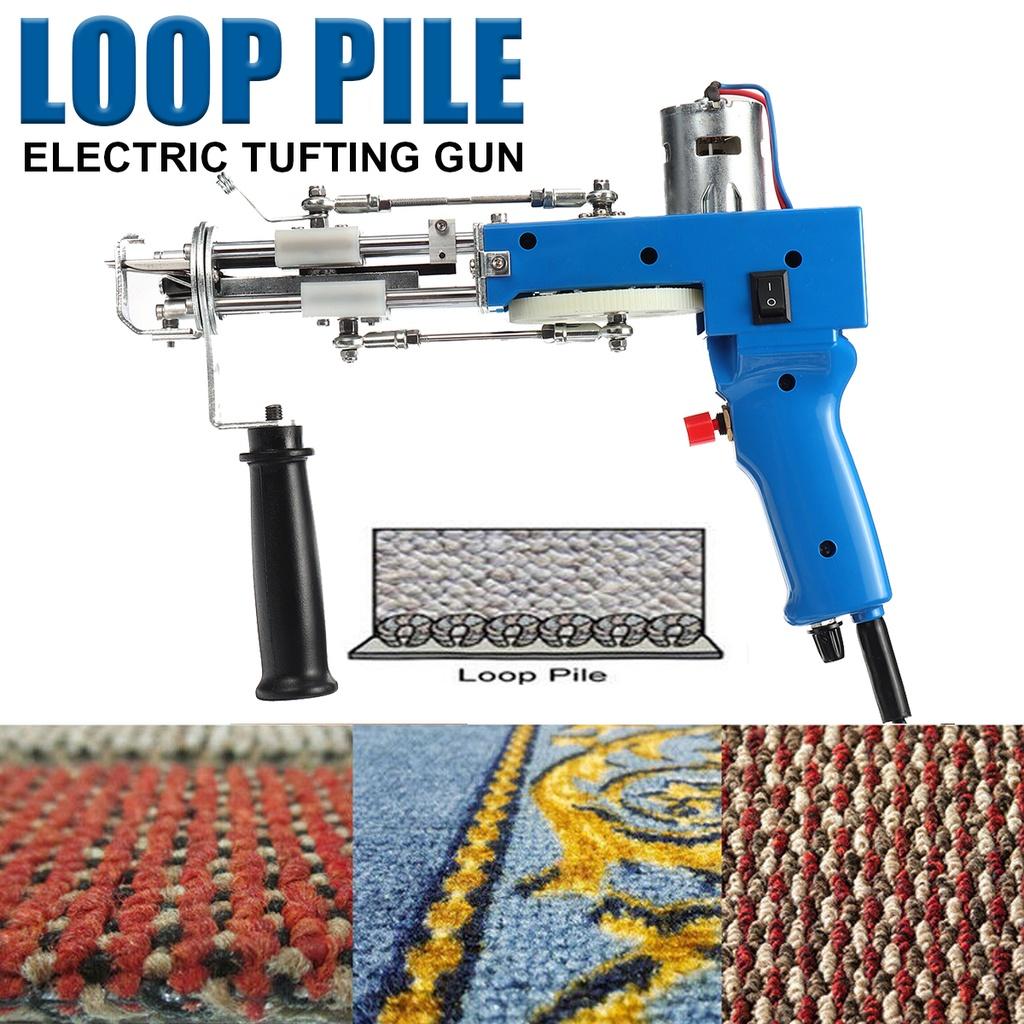 AC110V-240V Electric Hand Rug Tufting Machines Rug Making Tools Adjustable Electric Carpet Weaving Tufting Guns 100W 2 In 1