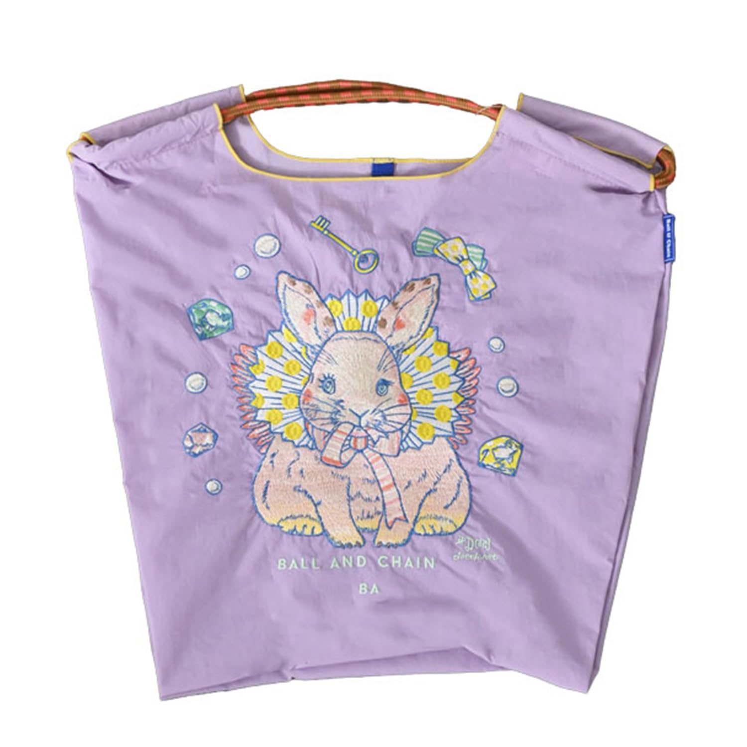 

Шариковая цепочка Официальный продукт для сотрудничества Размер M КРОЛИК Кролик Хозяйственная сумка Эко-сумка и D[di] D.M (Д.М КРОЛИК/СИРЕНЕВЫЙ, М)