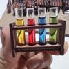 Miniature Glass Test Tube Measuring Cup Set - Model Scene Props