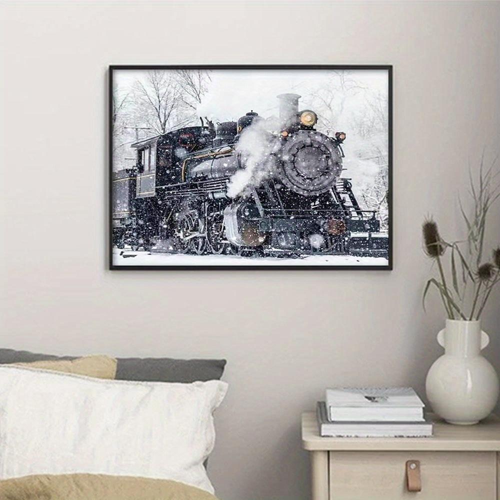 

DIY Алмазная картина Зимний комплект для вышивки крестом Мозаика Искусство Алмазная картина Полный круг/Квадратный алмаз Украшение дома