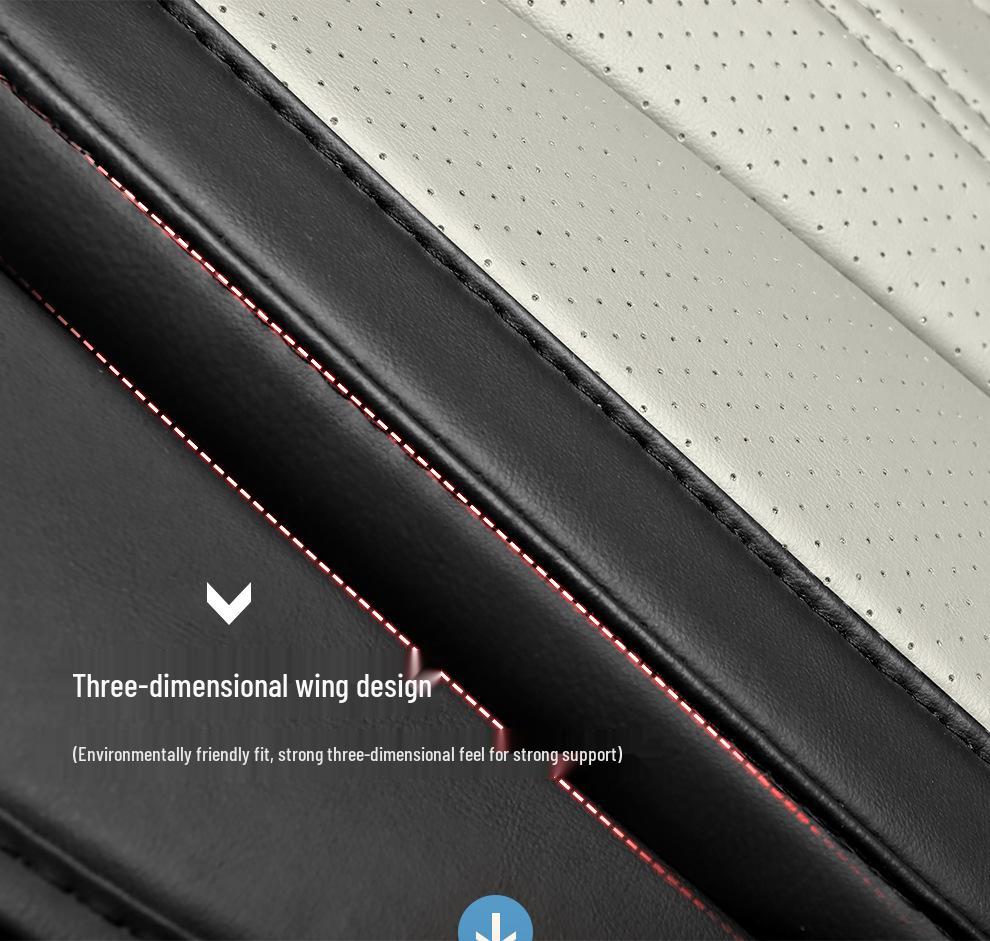 Universal Full Leather Car Seat Cushion for All Seasons