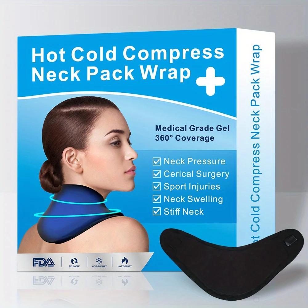 New Neck Ice Pack Wrap Reusable Ice Pack For Neck And Shoulders Pain Relief Cold & Hot Therapy For Sport Strains Neck Massager