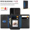 Magnetic 2 - In - 1 Case Wallet for Samsung S24 - 25 Series, Shockproof & RFID Blocking, 9 - Card Storage & Stand