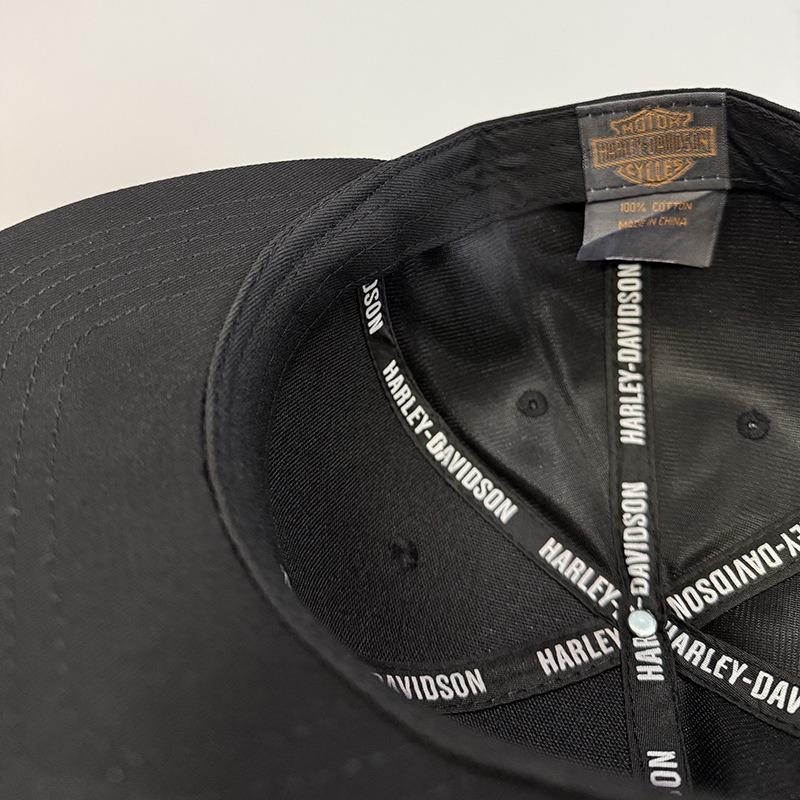 1pcs Embroidered Hiphop Baseball Cap Adjustable Sport Casual Cap Outdoor Leisure Breathable Cap For Harley Davidson Accessories