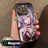 HSR Thelema Translucent MagSafe Mobile Phone Case for iPhone 17 16 15 14 13 12 11 Air Pro Max Plus Colorful Cover