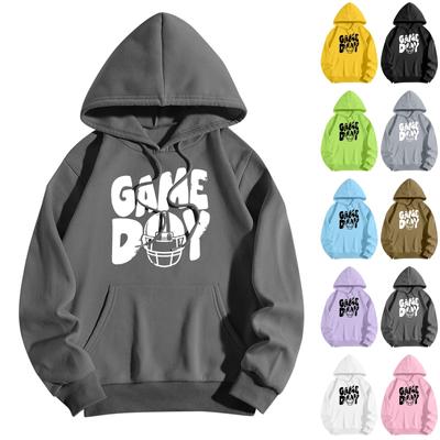 Sweatshirts For Teen Girls Long Sleeve Letter Print Casual Graphic Hoodies Drawstring Pullover Cute Oversized Hoodie