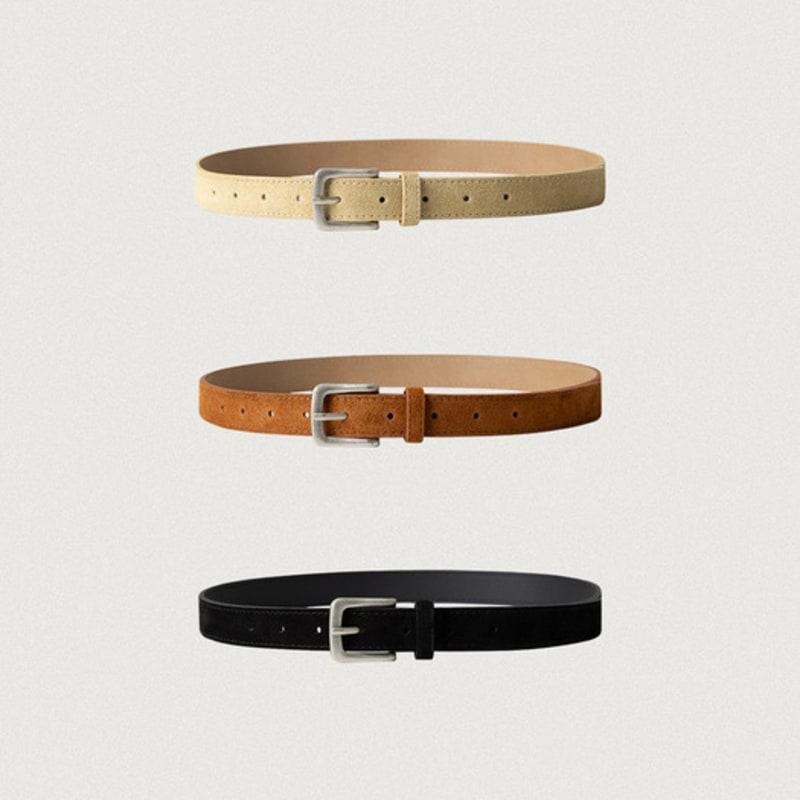 

ремень из классической замши чат де лама [3 ЦВЕТА] BLACK